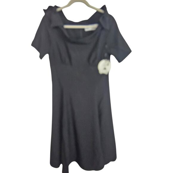 Hell Bunny Vixen Dress Bianca Midi Dress Swing Dress Retro Dress XL Black NEW - Picture 1 of 12